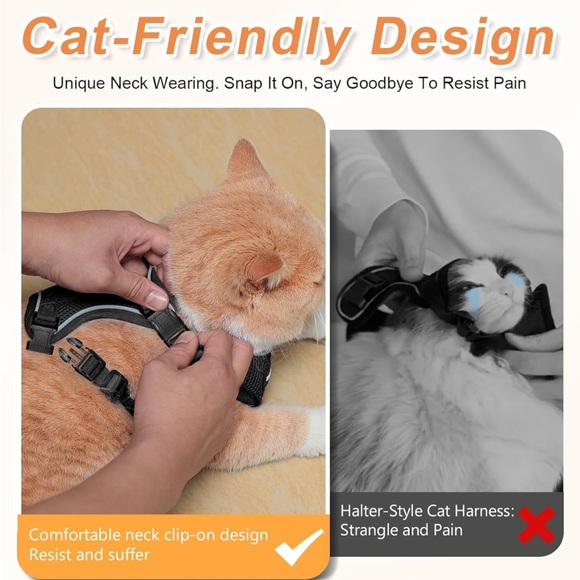 Halypet Cat Harness and Leash Set size small - Picture 7 of 10